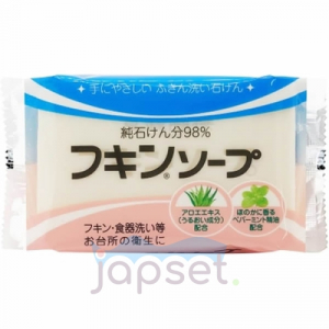 Fukin Soap Кухонное хозяйственное мыло, мята, кусок, 135 гр