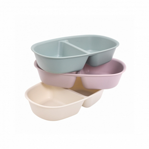 Тарелка KITCHEN, микс цветов, двухсекционная