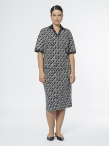 Блуза из рельефного трикотажного жаккарда