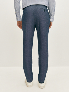 Брюки со льном