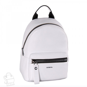 Рюкзак женский кожаный 99449 white Velina Fabbiano-Safenta/30