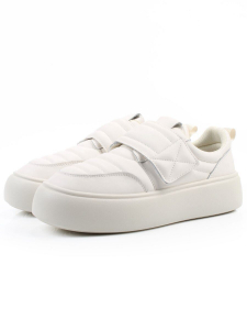 03-YH462-2 LT. BEIGE Полуботинки спортивные демисезонные женские (натуральная кожа)