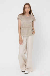 Джемпер из льна 4-327