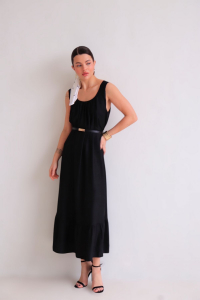 7018 Платье черное