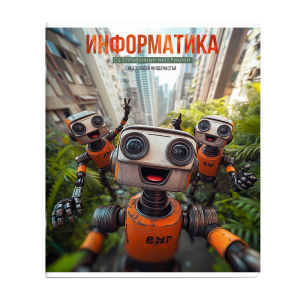 Тетрадь предметная арт. 69842/ ИНФОРМАТИКА /48 л., А5+, вн.блок - клетка, выборочный ТВИН УФ-лак,