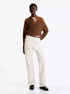 Contrast Stitch Relaxed Bootcut Jean