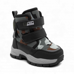 Ботинки на меху С7719-9 серые