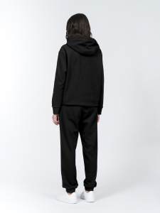 Свитшот с капюшоном из хлопкового футера