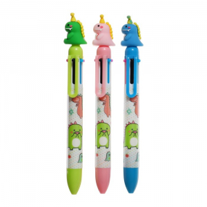 Ручка шариковая автоматическая «Дракон», 6 цветов, МИКС