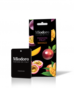 Ароматизатор воздуха MIODORE подвесной картонный - PASSION FRUIT-MANGO (МАРАКУЙЯ И МАНГО)
