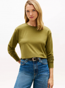 Long-Sleeve Crewneck T-Shirt