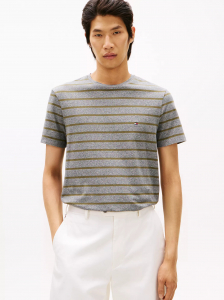 Extra Slim Stripe Stretch-Cotton T-Shirt