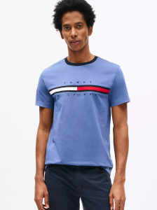 Embroidered Flag Logo T-Shirt