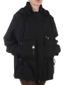 F-001 BLACK Ветровка женская (65% хлопок, 35% полиэстер)