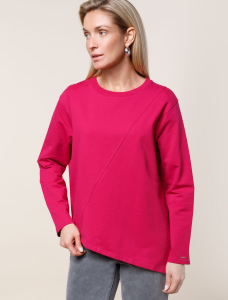 Джемпер из тонкого премиального футера с эластаном