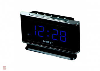 Часы настольные VST 721-5 синие цифры
