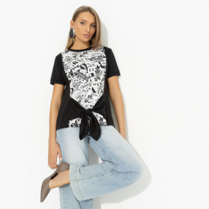 Футболка с декоративными завязками, Икона момента