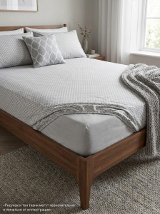 Простыня на резинке Мозайка сатин