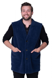 ЖИЛЕТ MEN VEST WOOL цвет Индиго XXXL