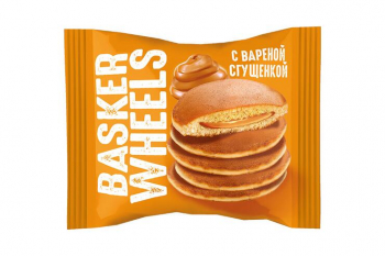 «Basker Wheels», панкейк с начинкой «варёная сгущёнка», 36 г