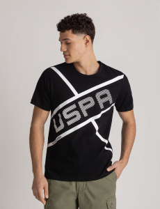 USPA LINEAR GRAPHIC JERSEY T-SHIRT