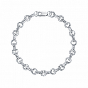 браслет (Кирие элейсон) родированный серебро 925*