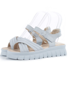 08-PED168-5 VIOLET/GRAY Босоножки женские (натуральная кожа)