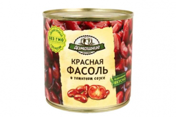 «Домашние заготовки», фасоль красная в томатном соусе, 400 г