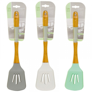 160-023 Силиконовая лопатка с прорезями 33 см (х48)