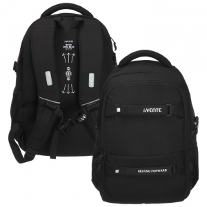 Рюкзак молодежный 44?30?20, эргономичная спинка, deVENTE Moving Forward 19L, Black, 7032412