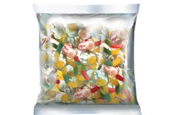 Мармелад жевательный, со вкусом вишни и смородины со сливками (упаковка 0,5 кг)