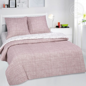 Постельное белье Кардинал с простынью на резинке (поплин DE LUXE)