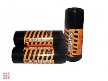 Мешки для мусора 240л в рулоне 10шт оптом