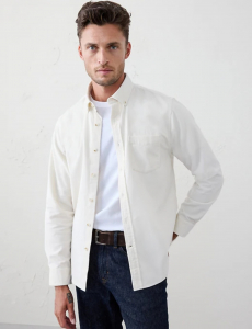 Slim-Fit Fine Wale Corduroy Shirt