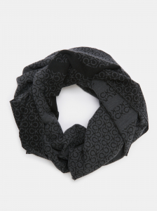 Женский палантин 200x93 см. CALVIN KLEIN FRINGES TWO-TONE MONO MW SCARF 200x93