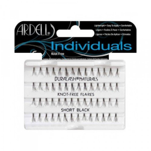 Пучки ресниц безузелковые короткие Ardell Duralash Naturals черные