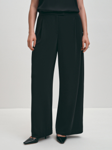 Брюки палаццо с разрезами