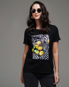 Футболка с шёлковой вставкой FSK070