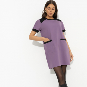 Платье мини, За день до отпуска (lilac)