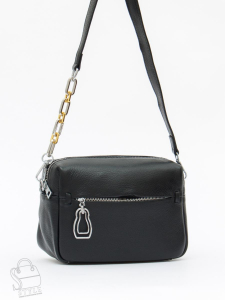 Сумка женская кожаная 2044-9NN black Natale Navetta