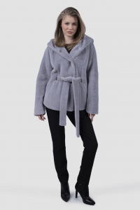 01-12259 Пальто женское демисезонное (пояс)