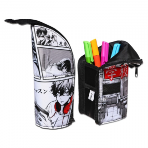 Пенал тубус-подставка, 85 х 210 х 65 мм, мягкий, тканевый, Calligrata, ПМО 12-20 