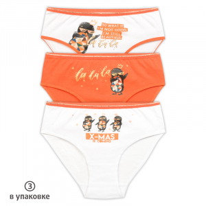 GULB3871(3) трусы для девочек (3 шт в кор.)