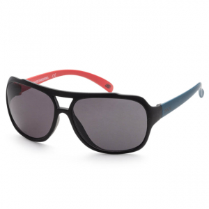 men's 53 mm matte black sunglasses