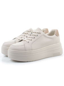 03-YC457-1 BEIGE Кроссовки женские (натуральная кожа)