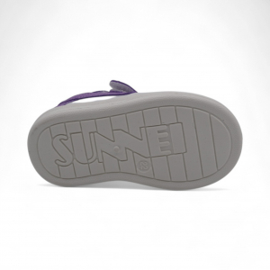 Кроссовки 4255А бело фиолетовые