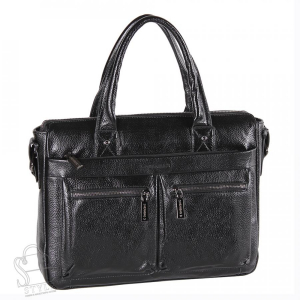 Портфель мужской кожаный 44906-3H black Heanbag  в Новосибирске