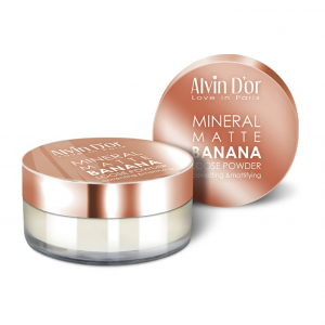 Пудра рассыпчатая Mineral Banana Matte Alvin D`or бежевый Бежевый выравнивание