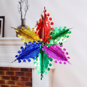 Шар фольгированный «Цветок с кружочками» 27?27 см