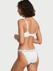 Logo Cotton Tanga Panty